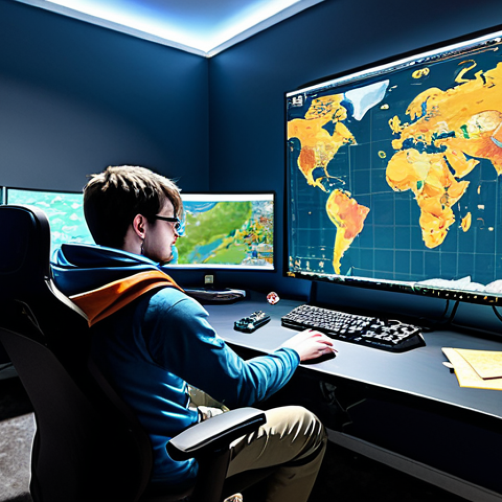 The Strategic Planner**

"A professional gamer, fully clothed in comfortable gaming attire, sits at a desk covered in maps and notes detailing hunting strategies in a fantasy MMORPG (Hit2 style). The environment is a well-lit, organized gaming room with multiple monitors displaying game data. Safe for work, appropriate content, perfect anatomy, natural proportions, professional, modest clothing, family-friendly, high quality."

**