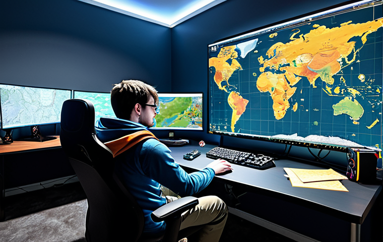 The Strategic Planner**

"A professional gamer, fully clothed in comfortable gaming attire, sits at a desk covered in maps and notes detailing hunting strategies in a fantasy MMORPG (Hit2 style). The environment is a well-lit, organized gaming room with multiple monitors displaying game data. Safe for work, appropriate content, perfect anatomy, natural proportions, professional, modest clothing, family-friendly, high quality."

**
