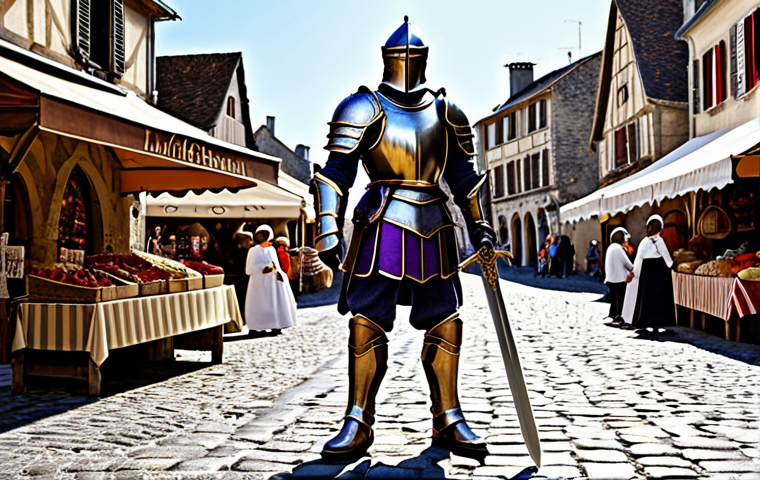 히트2 아이템 등급 정리 - A Heroic Warrior**

"A fully armored heroic warrior, standing proudly in a medieval French village s...